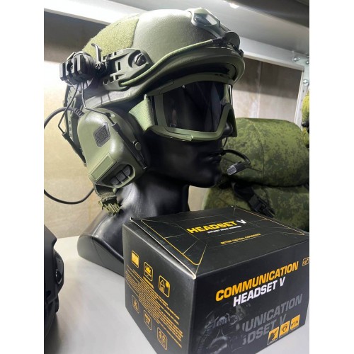 "COMMUNICATION HEADSET V" Активные тактические наушники для стрельбы в Ангарске