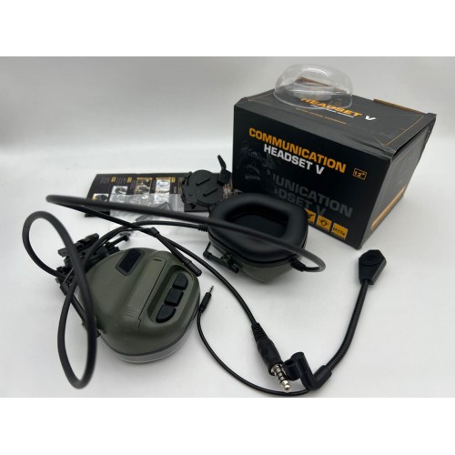 "COMMUNICATION HEADSET V" Активные тактические наушники для стрельбы в Ангарске