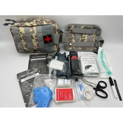 Номер 1. АРМЕЙСКАЯ АПТЕЧКА первой помощи ‼️УКОМПЛЕКТОВАННАЯ / универсальная медицинская аптечка. Отрывная в Ангарске