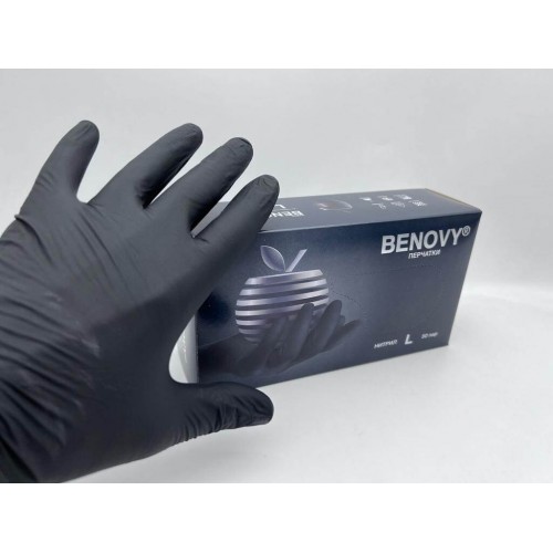 BENOVY MULTICOLOR НИТРИЛ медицинские цветные перчатки в Ангарске