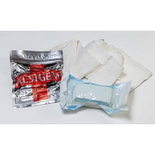 Бинт AlsigemRu стерильный гемостатический кровоостанавливающий третьего поколения в Ангарске