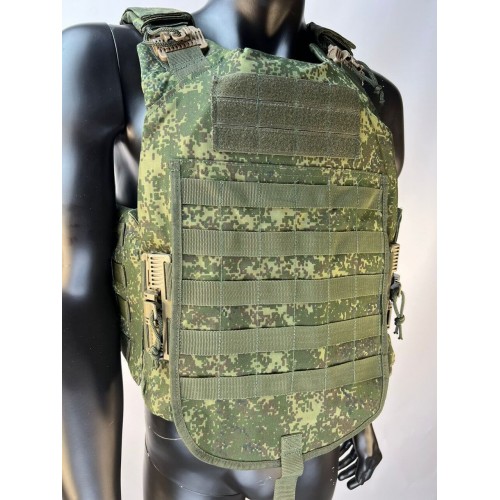 Бронежилет ЗАЩИТНИК в Ангарске с кевларовым баллистическим пакетом C2, капами и бронеплитами Бр5