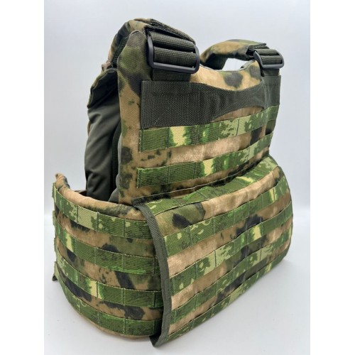 Бронежилет ЗАЩИТНИК в Ангарске с кевларовым баллистическим пакетом C2, капами и бронеплитами Бр5