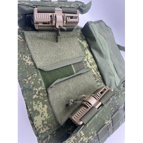 Бронежилет ЗАЩИТНИК в Ангарске с кевларовым баллистическим пакетом C2, капами и бронеплитами Бр5