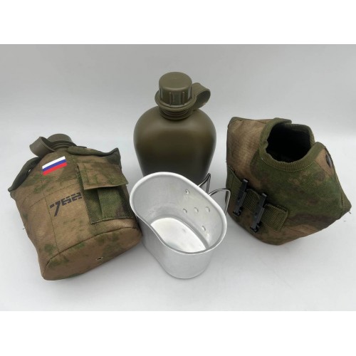 Фляга «7.62 RU» с супницей/котелком в чехле в Ангарске