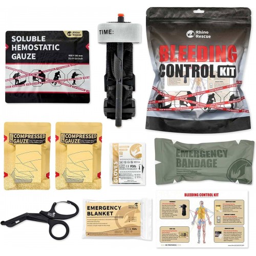 Комплект для остановки кровотечений «Bleeding Control Kit» Rhino Rescue в Ангарске