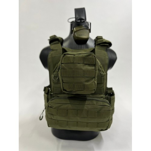 Жилет (плитник быстросъёмный YAKEDA/разгрузка)2 с подсумками на спине в Ангарске