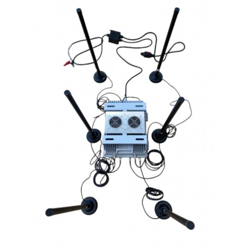 РЭБ РОМАШКА-6 канальный с выносными антеннами в Ангарске подавитель дронов