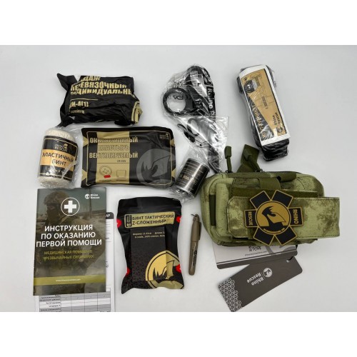Военная тактическая аптечка “RHINO RESCUE” 11в1 укомплектованная второй эшелон в Ангарске