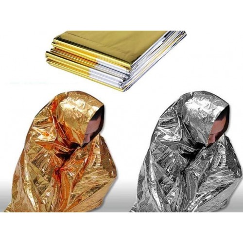 Спасательное покрывало / изотермическое одеяло 160х210 см (термоодеяло) в Ангарске