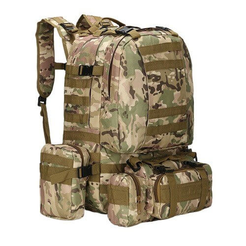 Рюкзак тактический 55 л со съемными подсумками в Ангарске