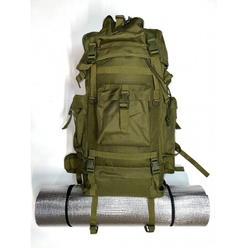 Рюкзак тактический 75 литров цвет хаки в Ангарске
