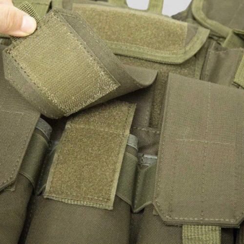 Тактический разгрузочный жилет «5 / пять карманов» с подсумками Tactical Molle Plate Carrier для съемных бронепластин в Ангарске