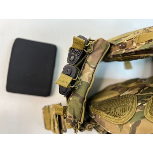 Жилет (плитник быстросъёмный/разгрузка) с возможностью установки боковых плит или боковых баллистических пакетов в Ангарске