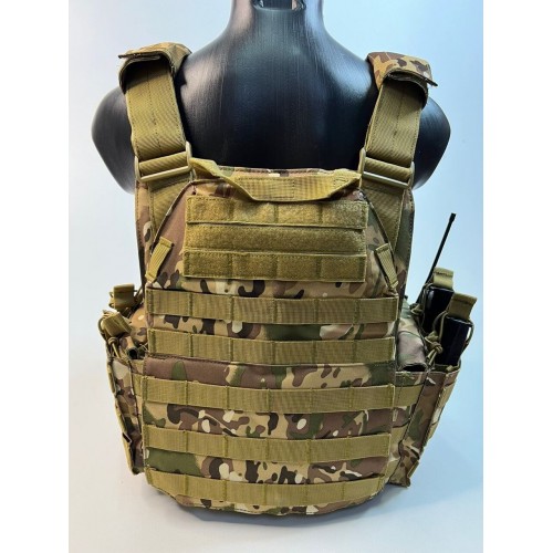 Жилет (плитник быстросъёмный/разгрузка) с возможностью установки боковых плит или боковых баллистических пакетов в Ангарске