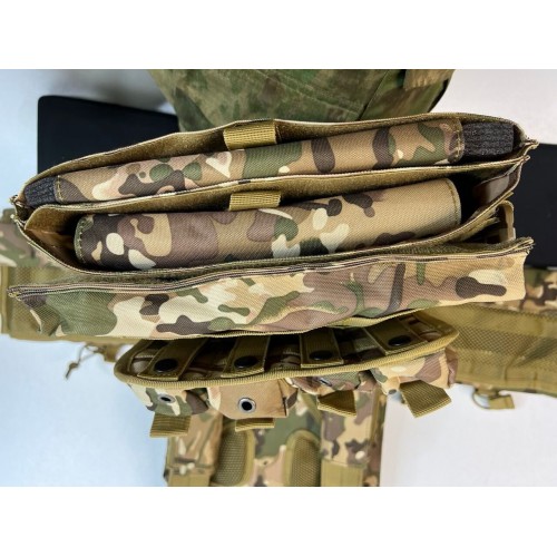 Жилет (плитник быстросъёмный/разгрузка) с возможностью установки боковых плит или боковых баллистических пакетов в Ангарске